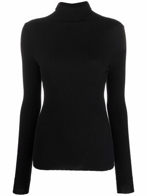 Thom Krom roll-neck knitted jumper - Black