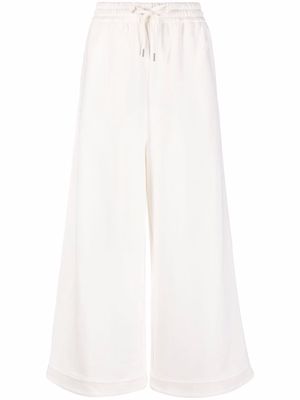 AZ FACTORY organic-cotton wide track pants - White