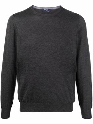Barba fine-knit cashmere jumper - Grey