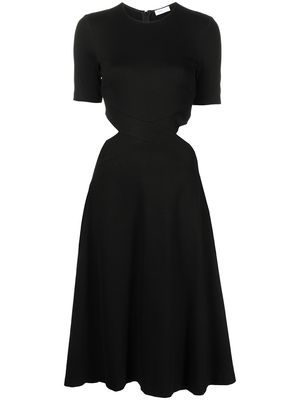 Rosetta Getty cut-out midi dress - Black