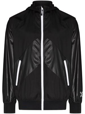 Kenzo zip-up hooded jacket - Black