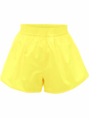 JW Anderson rear Anchor-logo track shorts - Yellow