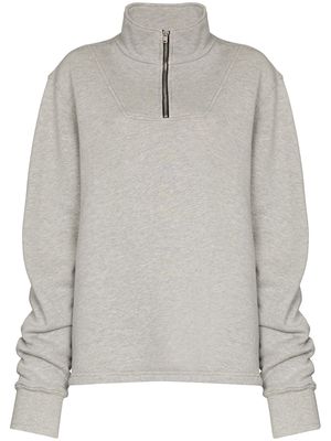 Les Tien Yacht half-zip sweatshirt - Grey