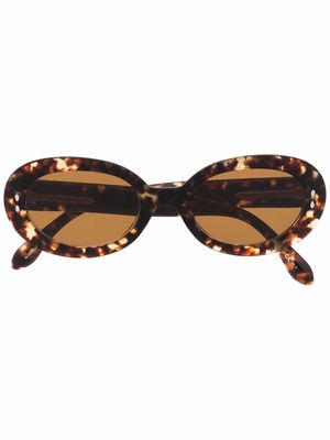 Isabel Marant Eyewear tortoiseshell round-frame sunglasses - Brown