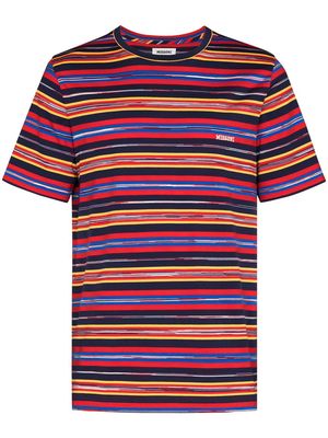Missoni striped logo T-shirt - Red
