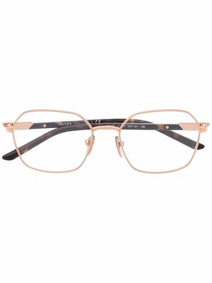 Prada Eyewear square-frame tortoiseshell glasses - Brown