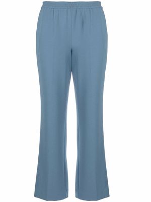 Theory high-waist flared trousers - Blue
