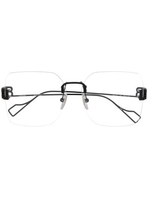 Balenciaga Eyewear BB rimless glasses - Black