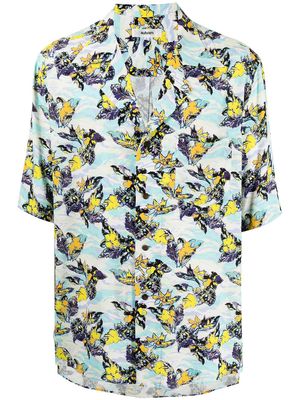 sulvam Aloha short-sleeve shirt - Blue