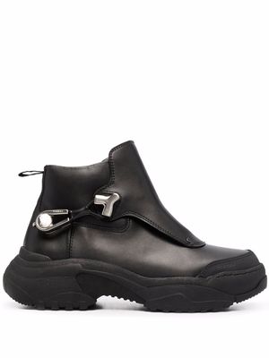 GmbH chunky ankle workwear boots - Black