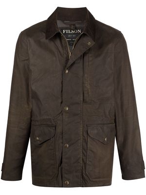 Filson Cover Cloth Mile Marker coat - Brown