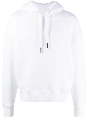 AMI Paris Ami De Coeur patch hoodie - White