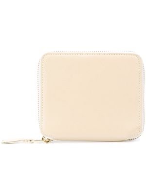 Comme Des Garçons Wallet zip around classic leather line wallet - Neutrals