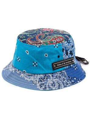 Children Of The Discordance paisley-print bucket hat - Blue