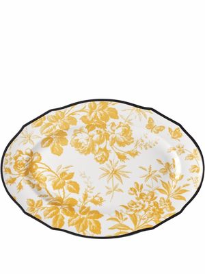 Gucci Herbarium porcelain plate - White