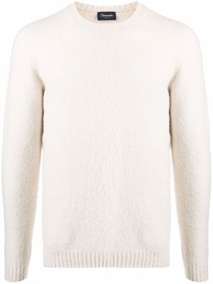 Drumohr crewneck wool jumper - White