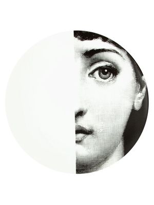 L'Eclaireur Made By Fornasetti printed plate - White