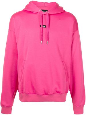 Mackage logo-patch pullover hoodie - Pink
