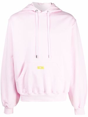 Gcds logo-plaque hoodie - Pink