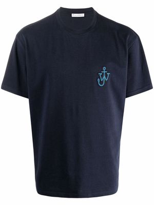JW Anderson Anchor patch cotton T-shirt - Blue