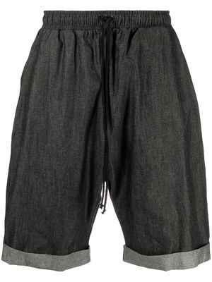 Alchemy drawstring-waist denim shorts - Black