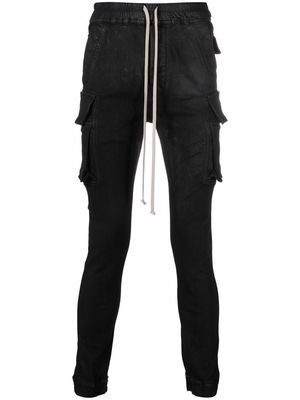 Rick Owens DRKSHDW skinny-fit cargo trousers - Black