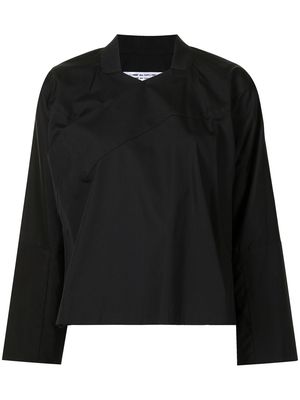 Comme Des Garçons Comme Des Garçons long-sleeved cotton blouse - Black