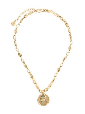 Goossens Talisman Cancer medal necklace - Gold