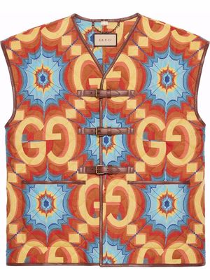 Gucci GG kaleidoscope vest - Orange
