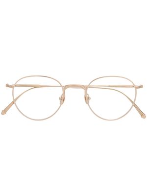 Matsuda round frame glasses - Gold