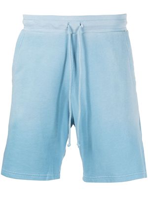 John Elliott Exposure cotton track shorts - Blue