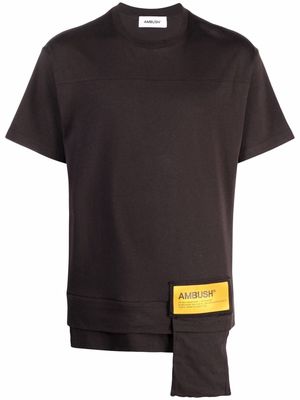AMBUSH waist pocket T-shirt - Brown