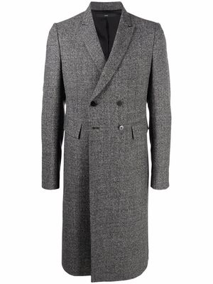 SAPIO double-breasted tailored coat - Grey