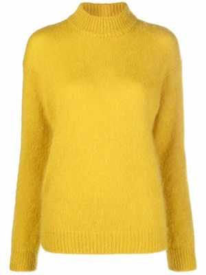 TOM FORD high neck knitted jumper - Yellow