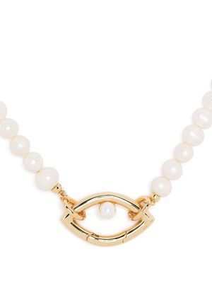 Capsule Eleven Eye pearl necklace - Gold