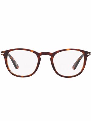 Persol tortoiseshell square-frame glasses - Brown