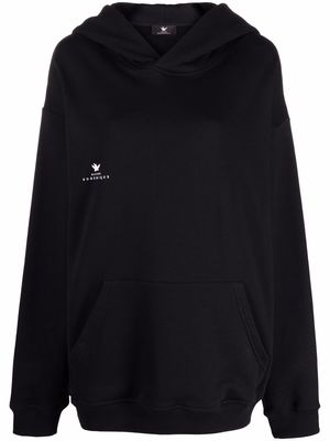 Maison Bohemique chest logo-print hoodie - Black
