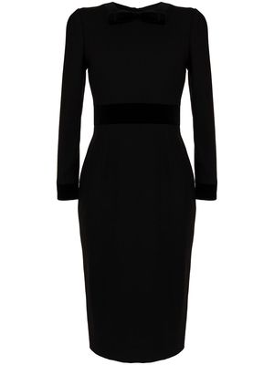 JANE Marcelle long-sleeved dress - Black