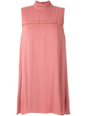 Olympiah Hagia pleat-detail dress - Pink