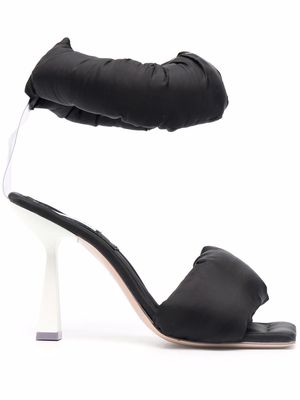Sebastian Milano padded-strap sandals - Black
