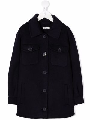 P.A.R.O.S.H. single-breasted wool coat - Blue