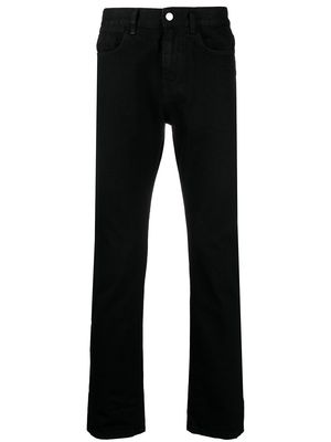 MCQ high-rise straight leg jeans - Black