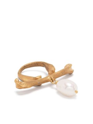 Claire English Nassau pearl ring - Gold