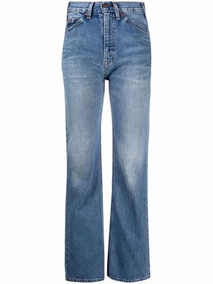 Valentino x Levi’s bootcut high-rise jeans - Blue