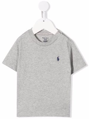 Ralph Lauren Kids Polo Pony-embroidered T-shirt - Grey