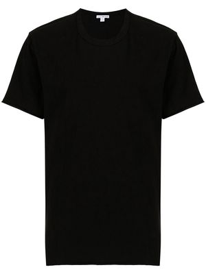 James Perse crew-neck fitted T-shirt - Black
