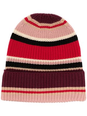 Ports V striped wool beanie - Multicolour