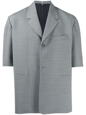 MCQ blazer-style short-sleeve shirt - Grey