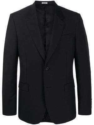 Alexander McQueen single-breasted tailored blazer - Black