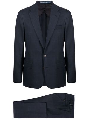 Polo Ralph Lauren check-pattern single-breasted suit - Blue